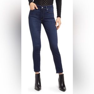 PAIGE Transcend - Hoxton High Waist Ankle Ultra Skinny Jeans (Hartmann), Size 27